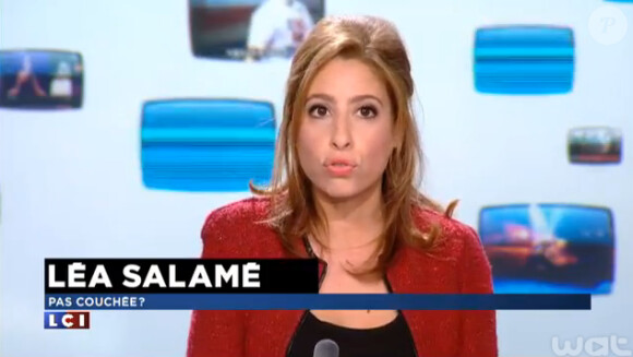 Léa Salamé, invitée de la Médiasphère sur LCI, le vendredi 13 mars 2015.
