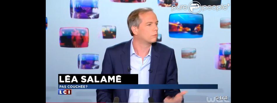 Julien Arnaud dans la  Médiasphère  sur LCI, le vendredi 13 mars 2015.