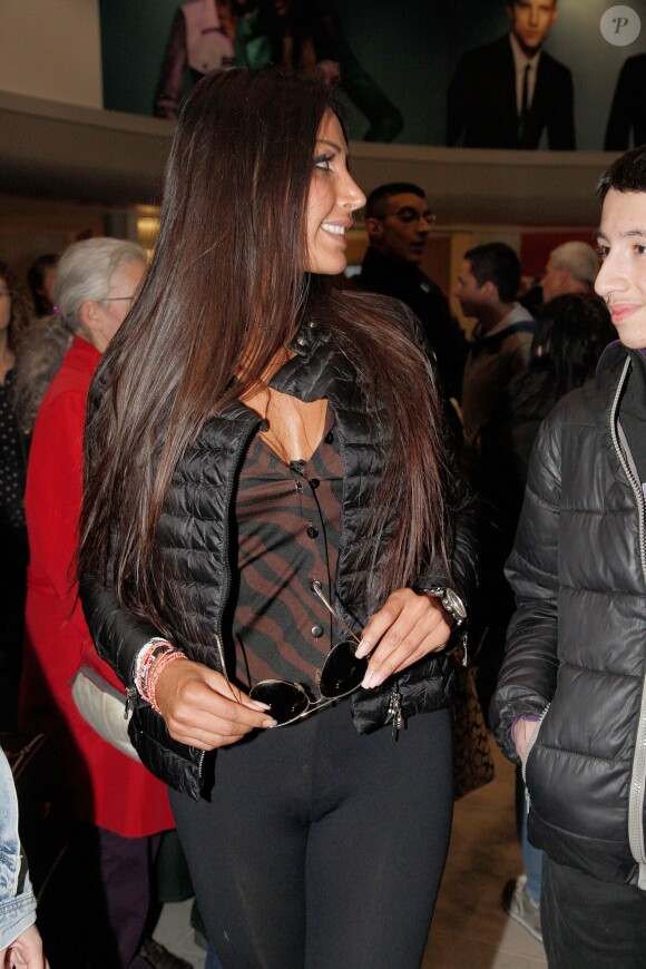 Somayeh - Retour de Rio de Janeiro des Anges de la Télé réalité Saison 7 à l'aéroport de Charle de Gaulle à Paris, le 14 mars 2015
