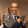 Barack Obama - Les chefs d'État posent avec des koalas lors du sommet du G20 à Brisbane, le 15 novembre 2014.  