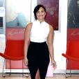  Demi Lovato s'est rendue sur le plateau de l'&eacute;mission TV "Good Morning America" &agrave; New York. Le 12 mars 2015  