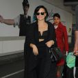  Demi Lovato arrive &agrave; l'a&eacute;roport de Heathrow &agrave; Londres, le 11 novembre 2014  