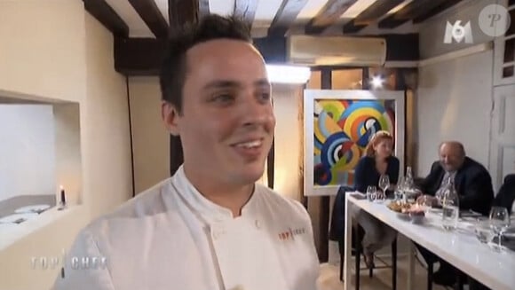 Le candidat Christophe dans Top Chef 2015 sur M6, le lundi 16 mars 2015.