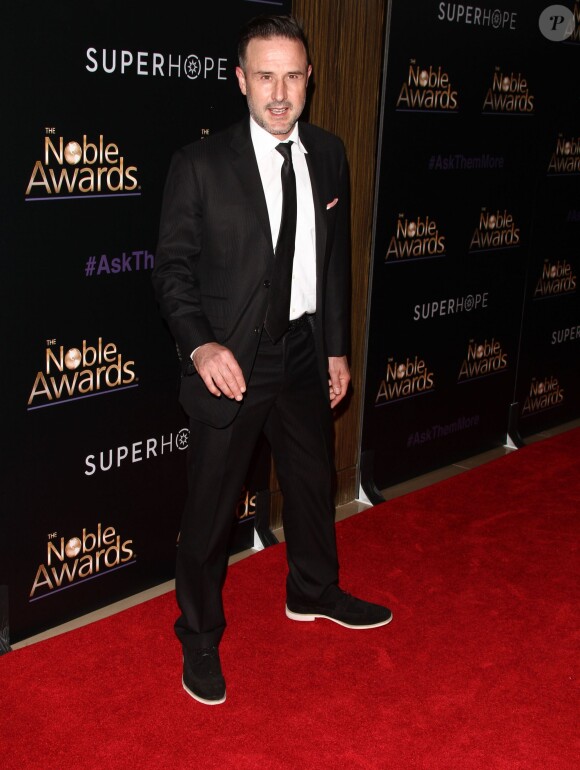 David Arquette à la 3ème soirée annuelle Noble Awards à Beverly Hills, le 27 février 2015