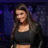 Ludivine Sagna lors d'une soirée à la Maison Blanche pour marquer la première de l'émission Léa et la Smala, le 14 mars 2015 à Paris