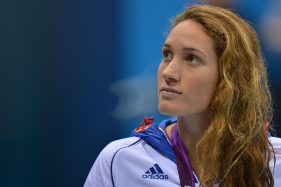 Camille Muffat aux Jeux olympiques de Londres, le 31 juillet 2012