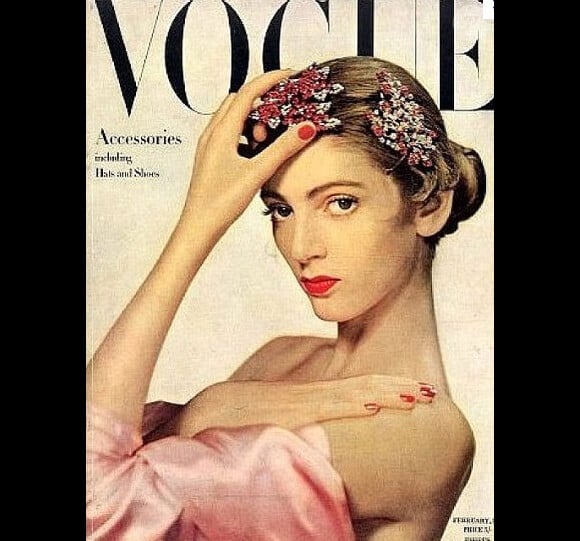 Couverture du magazine Vogue avec Carmen Dell'Orifice, âgée de 15 ans