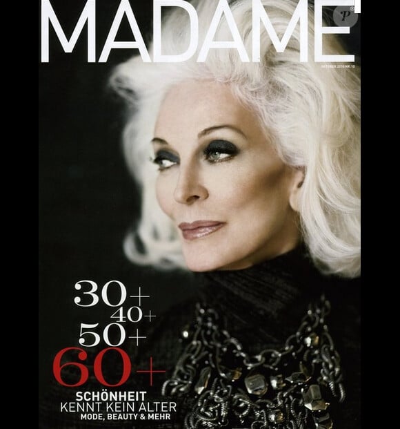 Carmen Dell'Orefice en couverture du magazine Madame