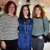 Eva Darlan, Rowena Forrest et Gwendoline Hamon au lancement de la collection printemps-été 2015 de Rowena Forrest à la galerie Nabokov, à Paris, le 19 mars 2015 