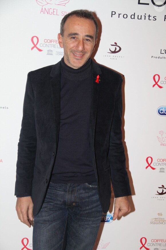 Elie Semoun - Soirée "Coiffeurs contre le SIDA" à la Fondation l'Oréal le 1er décembre 2014.