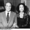 Tino Rossi et son épouse en 1982.