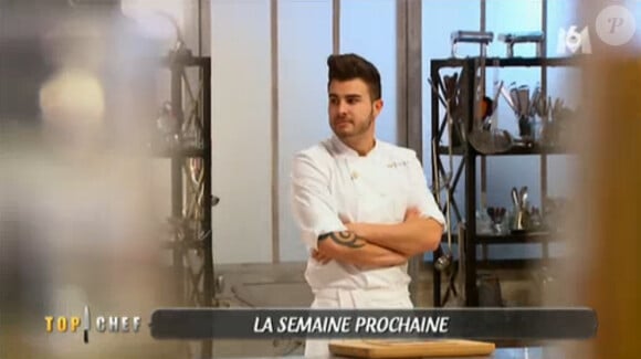 Kevin dans Top Chef 2015 (épisode 9) sur M6, le lundi 23 mars 2015.