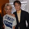 Pamela Anderson et son fils Brandon - Soirée Vanity Fair Armani à l'Eden Roc au cap d'Antibes le 17 mai 2014