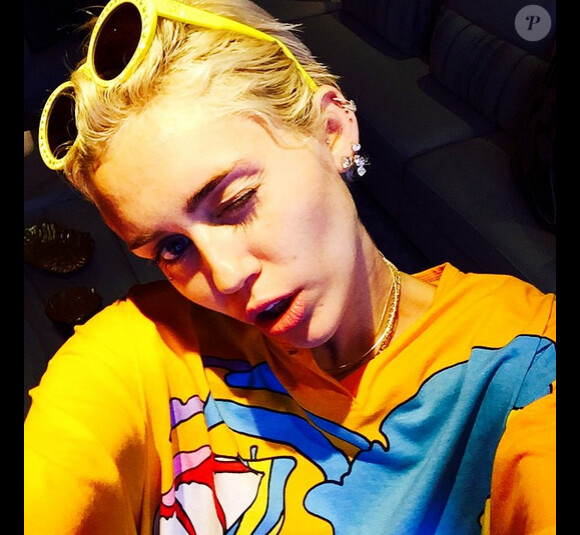 Miley Cyrus fait la fête à Las Vegas, sur Instagram le 22 mars 2015