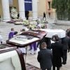 Les obsèques de Camille Muffat en l'église Saint Jean-Baptiste-Le Voeu à Nice, le 25 mars 2015