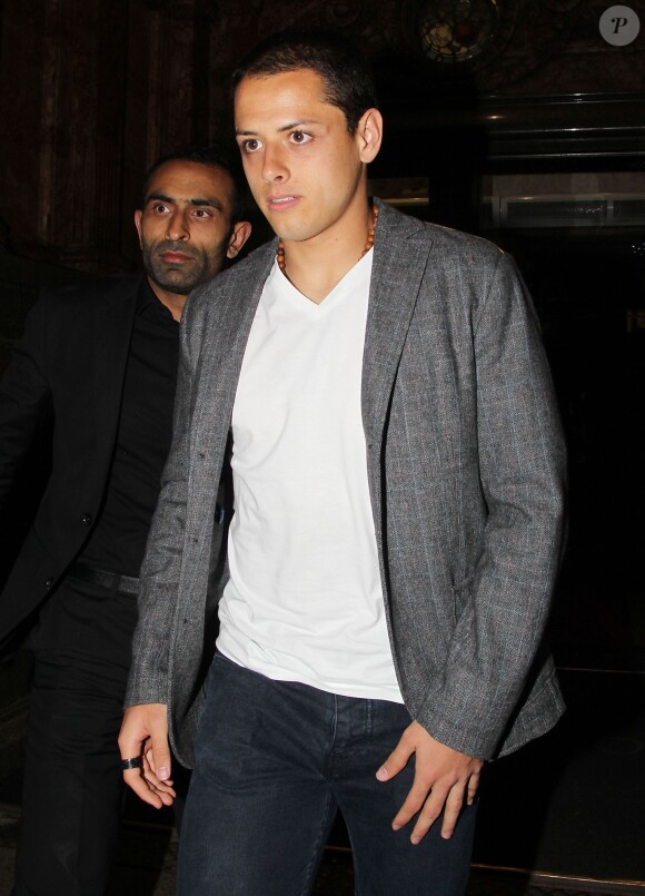Javier Hernandez à Manchester, le 5 mai 2013