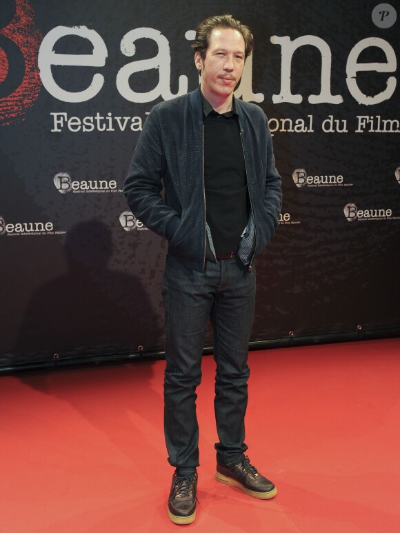Reda Kateb au 7e Festival International du Film Policier à Beaune, le 26 mars 2015.