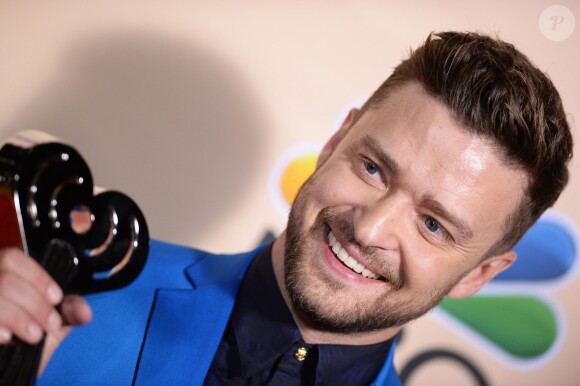 Justin Timberlake lors de la 2e cérémonie des iHeartRadio Music Awards au Shrine Auditorium à Los Angeles, le 29 mars 2015.