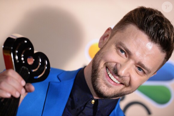 Justin Timberlake lors de la 2e cérémonie des iHeartRadio Music Awards au Shrine Auditorium à Los Angeles, le 29 mars 2015.