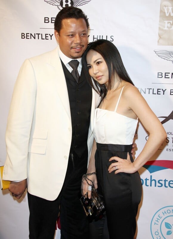 Terrence Howard et sa femme Miranda à la Soiree "EXPERIENCE-East Meet West" organisée par "The Beverly Hills Chamber of Commerce" à Beverly Hills, le 5 fevrier 2014. 