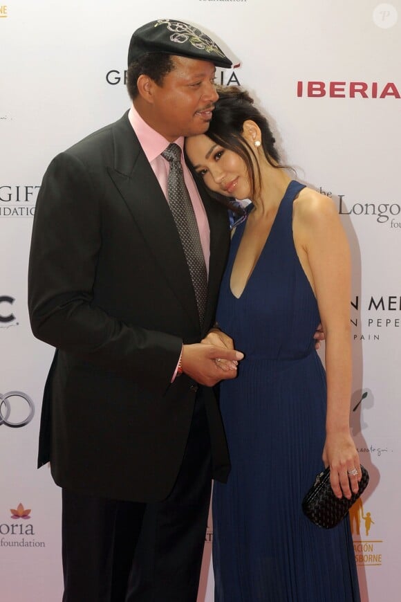 Terrence Howard et sa femme Miranda au Global Gift Gala à Marbella, le 20 juillet 2014. 