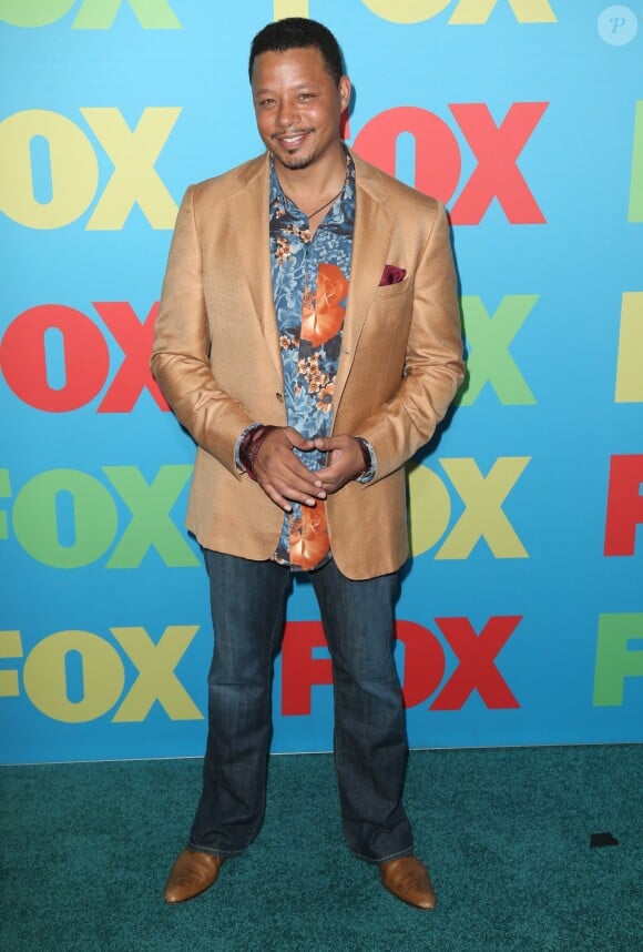 Terrence Howard à la soirée organisée par la Fox pour présenter ses principaux nouveaux programmes à New York, le 12 mai 2014.