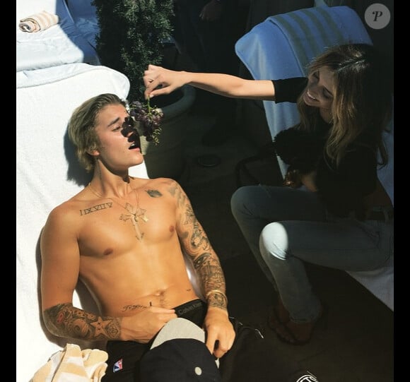 Justin Bieber a ajouté une photo à son compte Instagram, le 27 mars 2015
