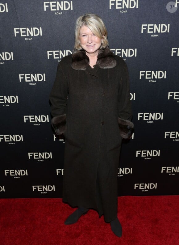 Martha Stewart à l'inauguration de la boutique Fendi à New York, le 13 février 2015. 