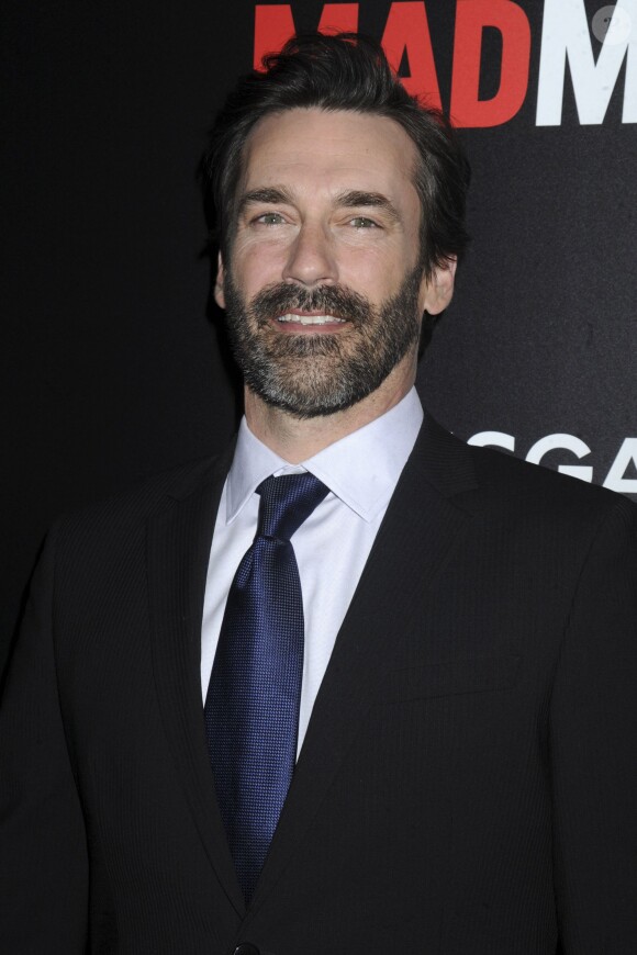 Jon Hamm lors de la projection spéciale de la série télévisée "Mad Men" au musée d'art moderne à New York, le 22 mars 2015.