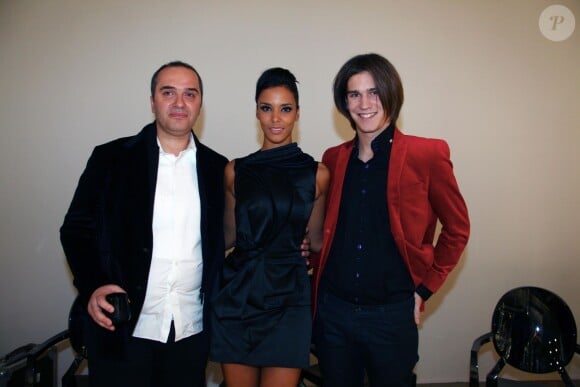 Amaury Vassily (R) et Shy'M (C) avec Basil Soda en 2010