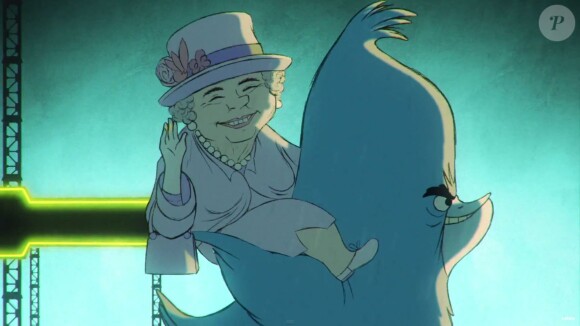 Image du clip "Carmen" de Stromae, réalisé par Sylvain Chomet. Ecrit par Sylvain Chomet et Orelsan. Avril 2015.