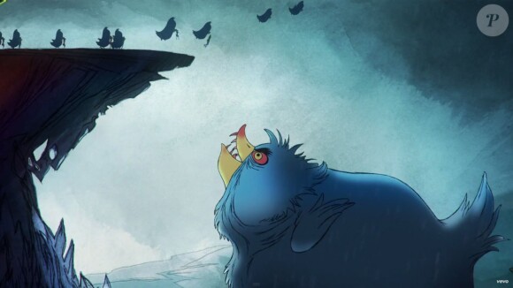 Image du clip "Carmen" de Stromae, réalisé par Sylvain Chomet. Ecrit par Sylvain Chomet et Orelsan. Avril 2015.