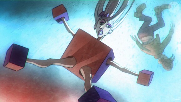 Image du clip "Carmen" de Stromae, réalisé par Sylvain Chomet. Ecrit par Sylvain Chomet et Orelsan. Avril 2015.