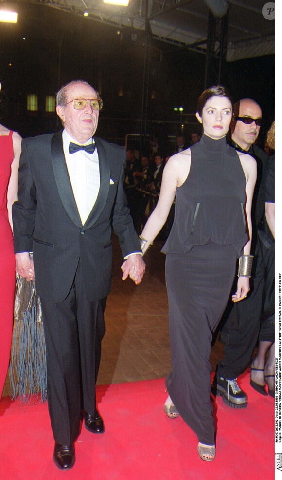 Manoel de Oliveira et Chiara Mastroianni au Festival de Cannes 1999