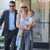 Gwen Stefani et son fils Apollo Bowie se rendent au centre Jesun Acupuncture à Los Angeles, le 30 mars 2015