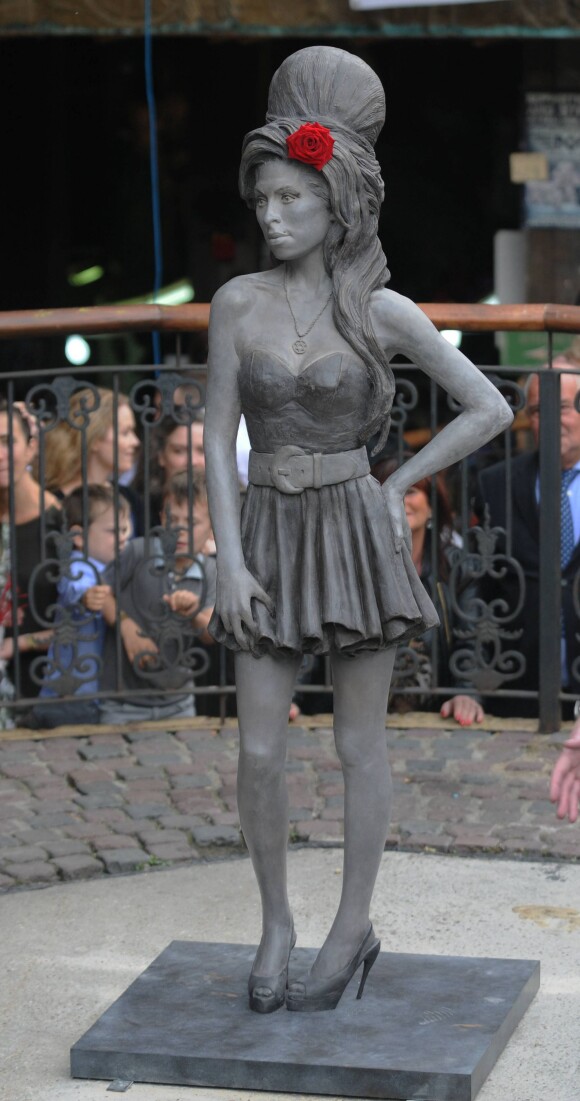 La statue d'Amy Winehouse à Camden Market à Londres. Le 13 septembre 2014