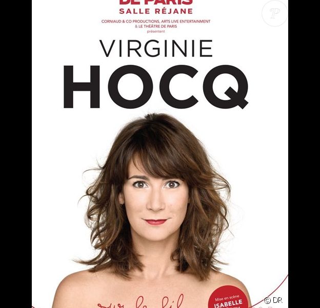 Virginie Hocq, sur la scène du Théâtre de Paris jusqu'au 26 avril 2015.