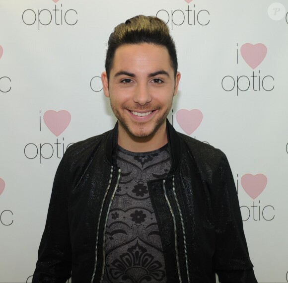 Alban Bartoli - Inauguration de la boutique "I Love Optic" à Paris le 14 janvier 2014.