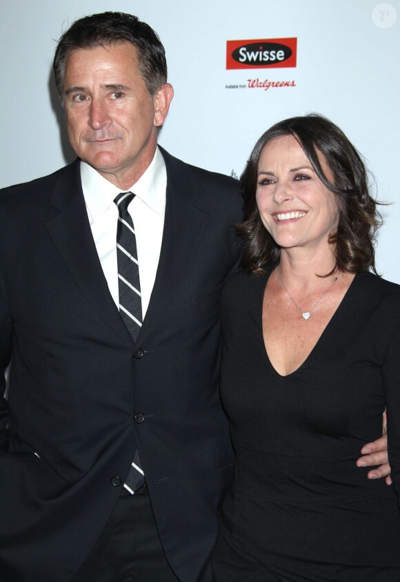 Anthony LaPaglia et Gia Carides, à Los Angeles, le 12 janvier 2013.