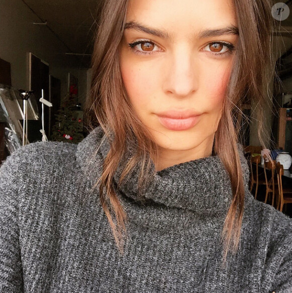 Emily Ratajkowski, selfie Instagram du 1er mars 2015