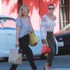 Les soeurs Tallulah et Scout Willis font du shopping dans le quartier de Melrose à Los Angeles, le 13 mars 2015 