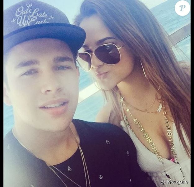 Austin Mahone et Becky G sur Instagram le 4 avril 2015