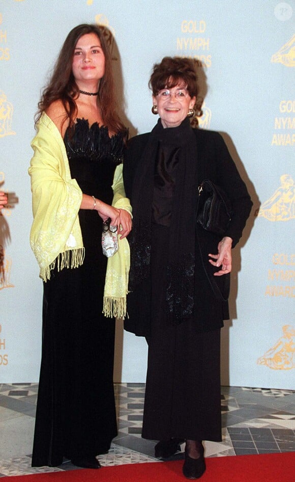 Nina Companeez et Marina Hands à Monte Carlo le 22 février 2001. 