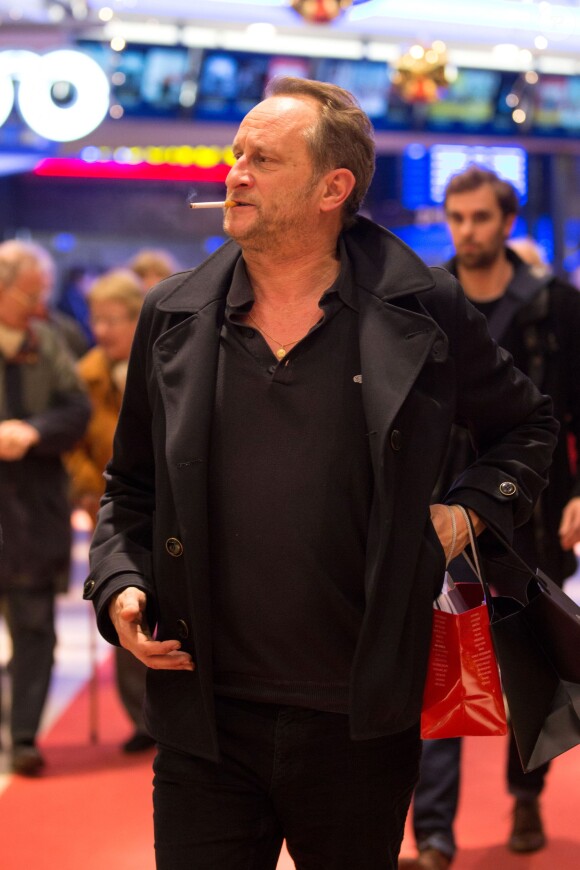 Exclusif - Benoît Poelvoorde lors de l'avant première du film " La Rançon de la gloire " au cinéma UGC Toison D'or à Bruxelles en Belgique le 16 décembre 2014.