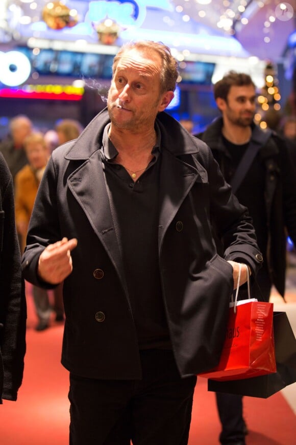 Exclusif - Benoît Poelvoorde  lors de l'avant première du film " La Rançon de la gloire " au cinéma UGC Toison D'or à Bruxelles en Belgique le 16 décembre 2014. 