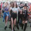 La belle Kendall Jenner, Hailey Baldwin et Fergie au 2ème jour du Festival "Coachella Valley Music and Arts" à Indio, le 11 avril 2015