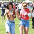  Kendall Jenner et Hailey Baldwin au 1er jour du Festival "Coachella Valley Music and Arts" &agrave; Indio, le 10 avril 2015 