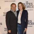 Patrice Dominguez et sa femme Cendrine - Avant-première du film "De Toutes Nos Forces" au Gaumont Opéra à Paris, le 17 mars 2014.