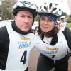Pascal Soetens et Valérie Fignon au raid du Touquet 2015. Le 11 avril 2015