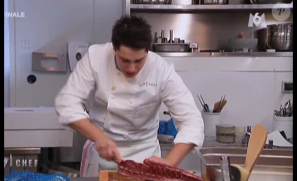 Xavier dans Top Chef 2015 (la finale) sur M6, le lundi 13 avril 2015.